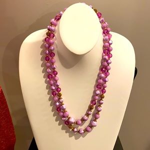 Beads long necklace